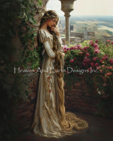 Diamond Painting Canvas - Tower Princess Request A Size - Click Image to Close